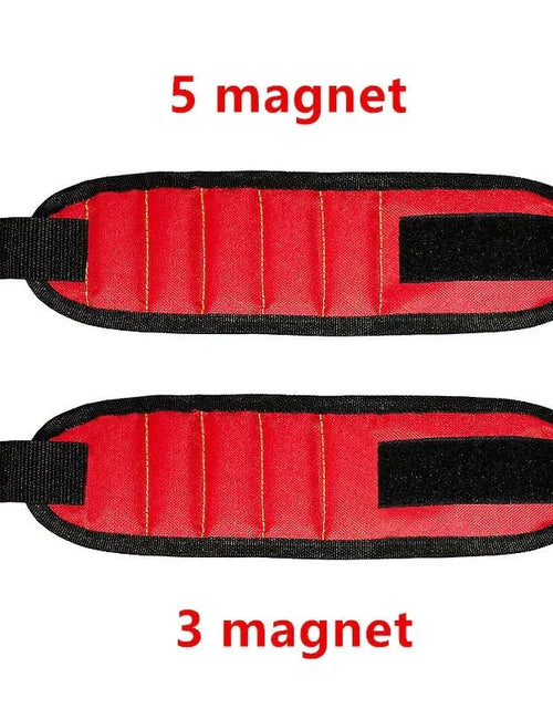 Load image into Gallery viewer, Strong Magnetic Wristband – Portable Tool Bag for Holding Screws, Nails, Nuts, Bolts, and Drill Bits
