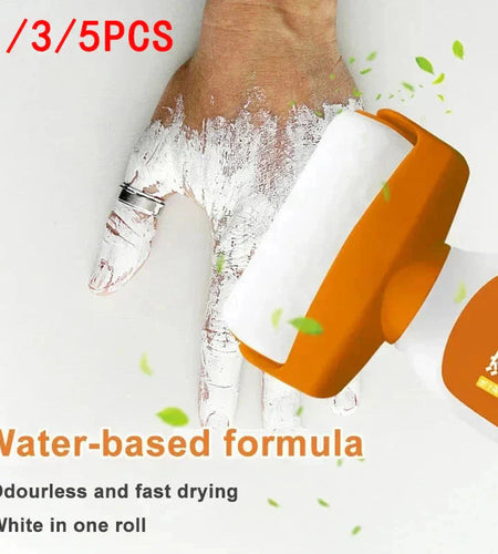 Antibacterial Wall Paint – Strong Repair Latex Paint with Roller Brush for Living Room & Kitchen