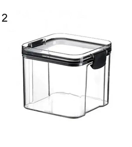 Multipurpose Food Storage Containers Set - Clear Jars with Lids for Cereal, Candy, and Dry Goods