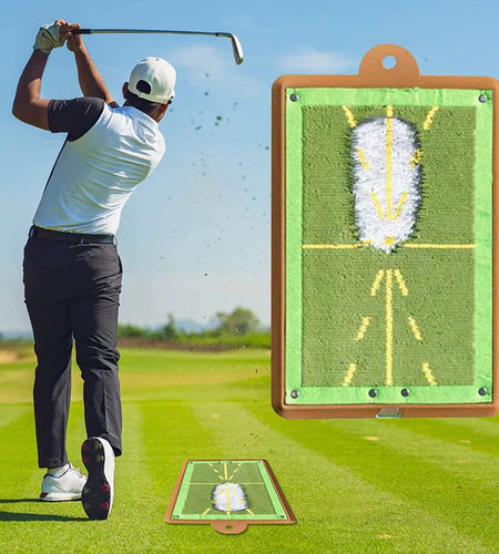 SwingPerfect Golf Training Mat – Portable Swing Detection & Impact Tracing Aid for Better Golf Shots