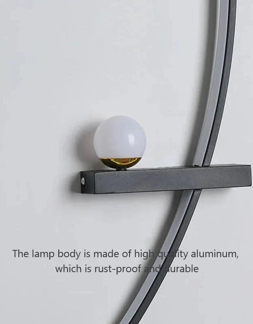 Load image into Gallery viewer, Modern LED Wall Lamp – Minimalist Art Design for Bedroom, Living Room, and Bathroom, Gold/Black
