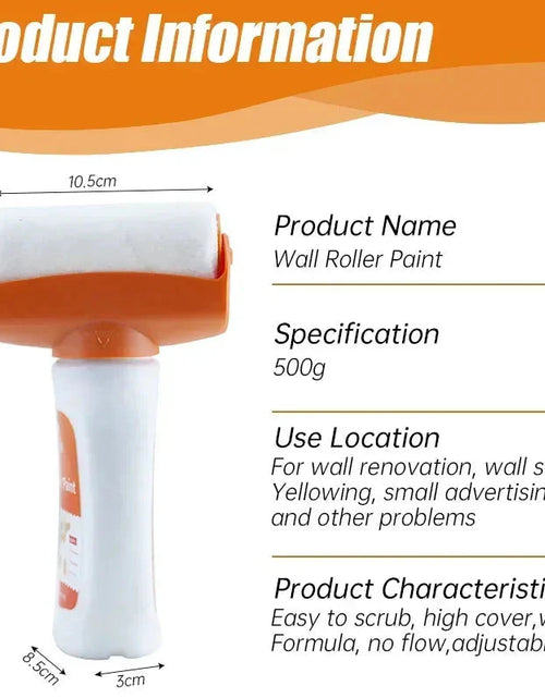 Load image into Gallery viewer, Antibacterial Wall Paint – Strong Repair Latex Paint with Roller Brush for Living Room &amp; Kitchen
