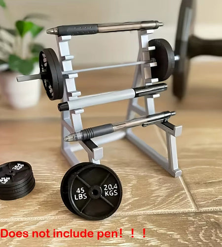 Barbell Pen Holder – Lift Your Desk Game!