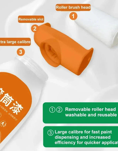 Load image into Gallery viewer, Antibacterial Wall Paint – Strong Repair Latex Paint with Roller Brush for Living Room &amp; Kitchen
