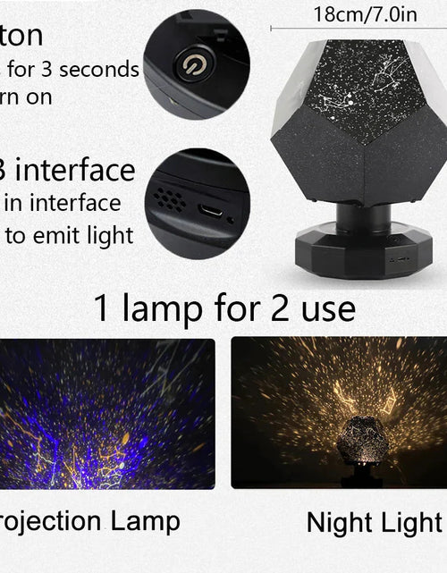 Load image into Gallery viewer, Star Projector Constellation Night Light
