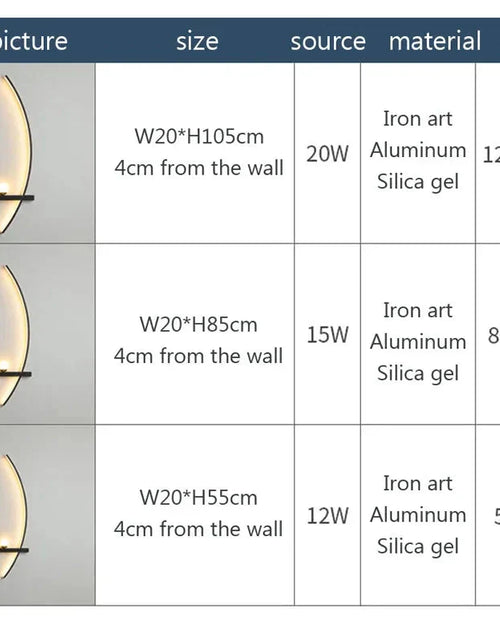 Load image into Gallery viewer, Modern LED Wall Lamp – Minimalist Art Design for Bedroom, Living Room, and Bathroom, Gold/Black
