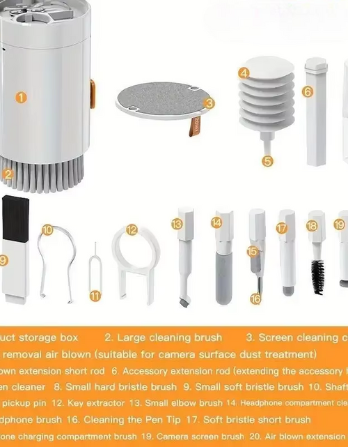 Load image into Gallery viewer, CleanMaster Pro™ 20-in-1 Tech Cleaning Kit – Precision Clean for Every Device
